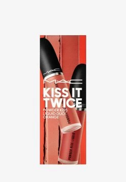 MAC Superstar Kits - Kiss It Twice Power Kiss Liquid Duo - Make-Upset - Orange -Mac 48b05341022447f8beee4a6bb78f9c92